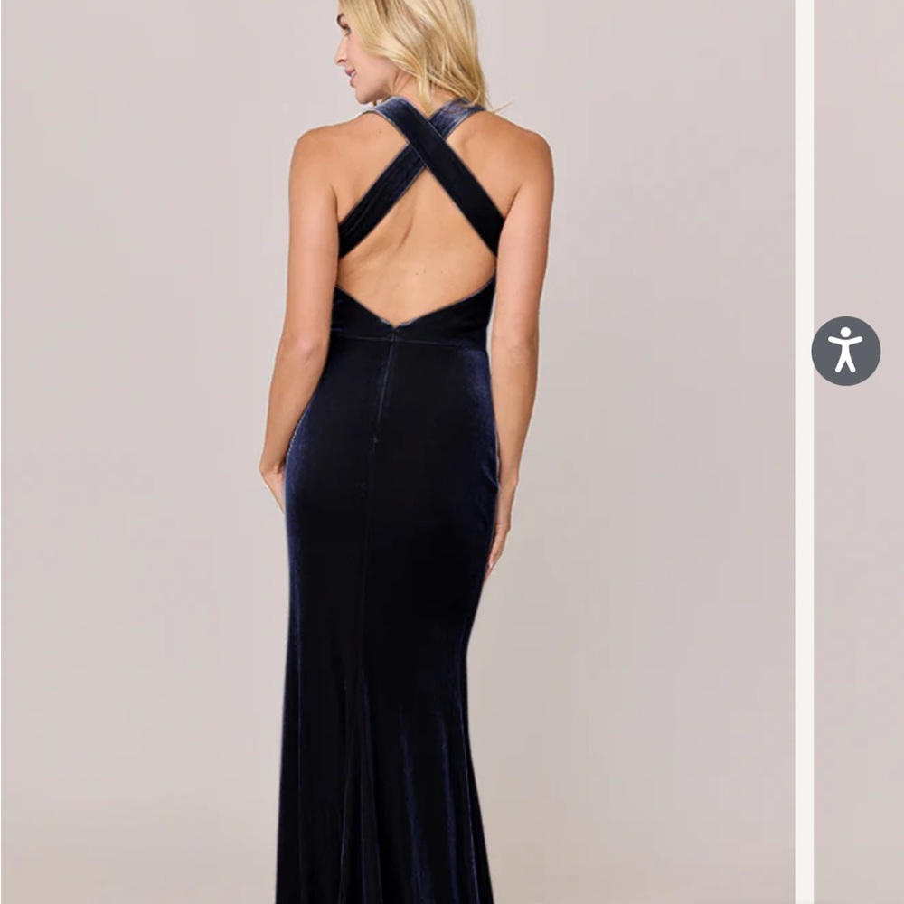 Revelry Navy Blue Maxi Dress - Picture 2 of 3